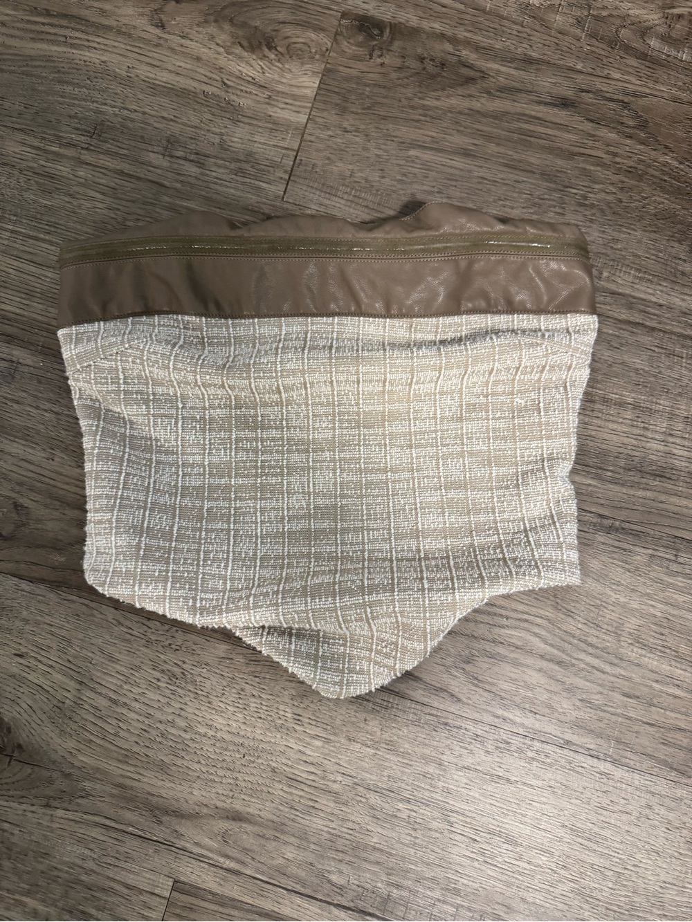White Fox Corset Tube Top